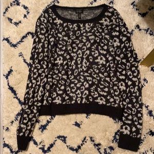 Jessica Simpson leopard print sweater